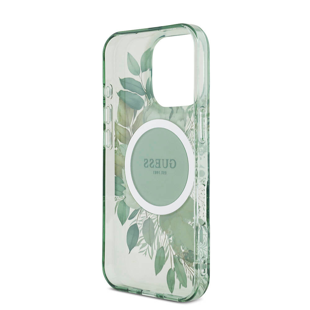 Guess iPhone 16 Pro Orjinal Lisanslı Magsafe Şarj Özellikli IML Baskılı Çiçek İnci Bileklikli Telefon Kılıfı - 26 Guess iPhone 16 Pro Orjinal Lisanslı Magsafe Şarj Özellikli IML Baskılı Çiçek İnci Bileklikli Telefon Kılıfı - 26